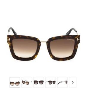 2018 Tom Ford Lara 52mm Tortoise Sunglasses